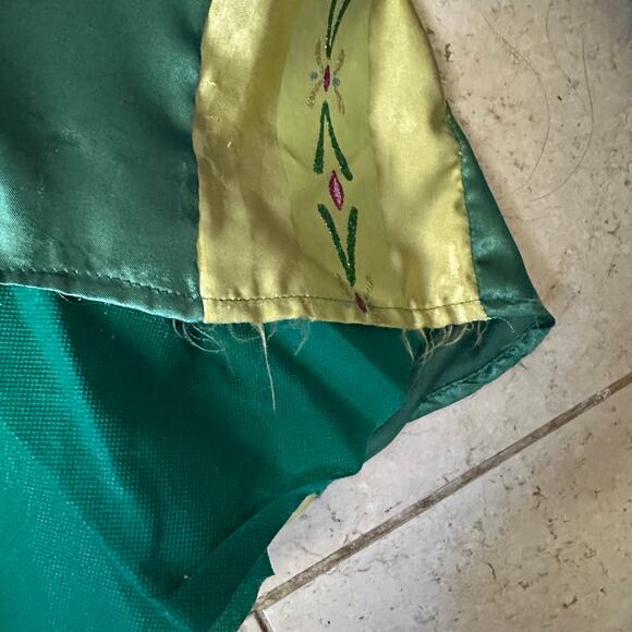 Disney Frozen Princess Anna Coronation Dress Halloween Costume Toddler 4-6 Kids - Picture 8 of 11